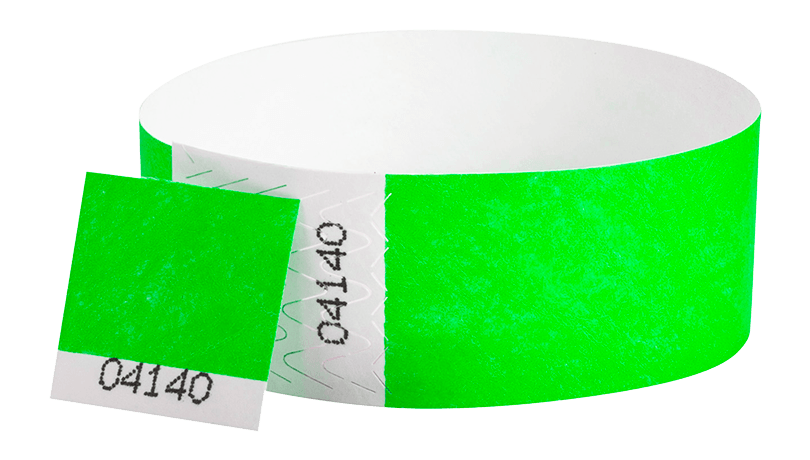 1" Tyvek® Detachable Stub Wristbands