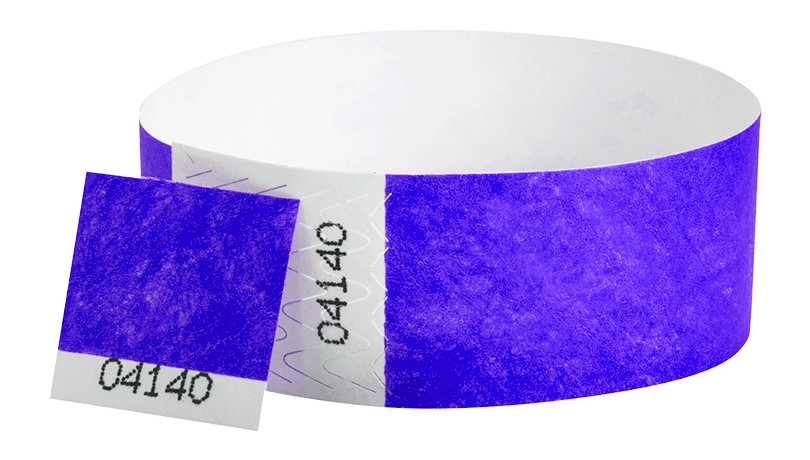 1" Tyvek® Detachable Stub Wristbands