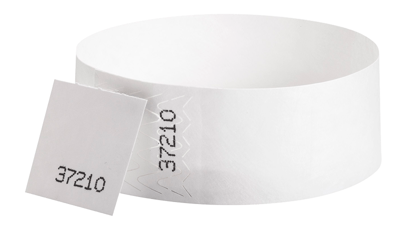 1" Tyvek® Detachable Stub Wristbands
