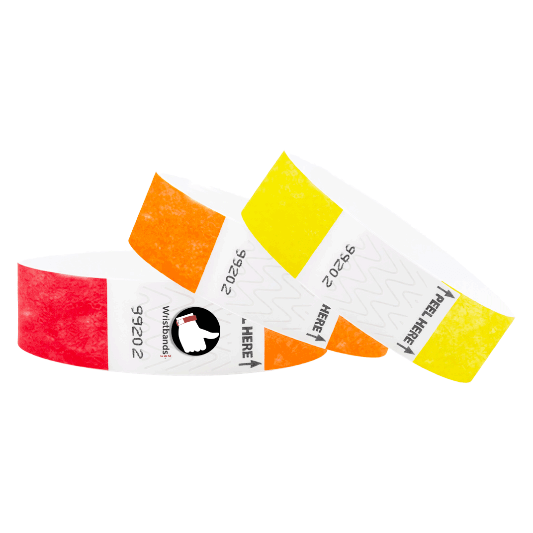 3/4" Litter Free Tyvek® Wristbands