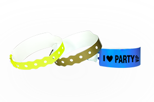 Custom plastic wide-face wristbands Canada – durable multi-day event bands for crowd control and access