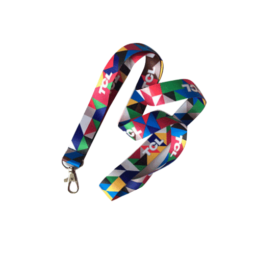 Full-color custom lanyard for events in Canada with logo printing