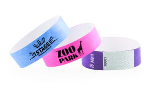 Custom 3/4 inch Tyvek wristbands Canada – solid-colour paper event wristbands for secure single-day entry