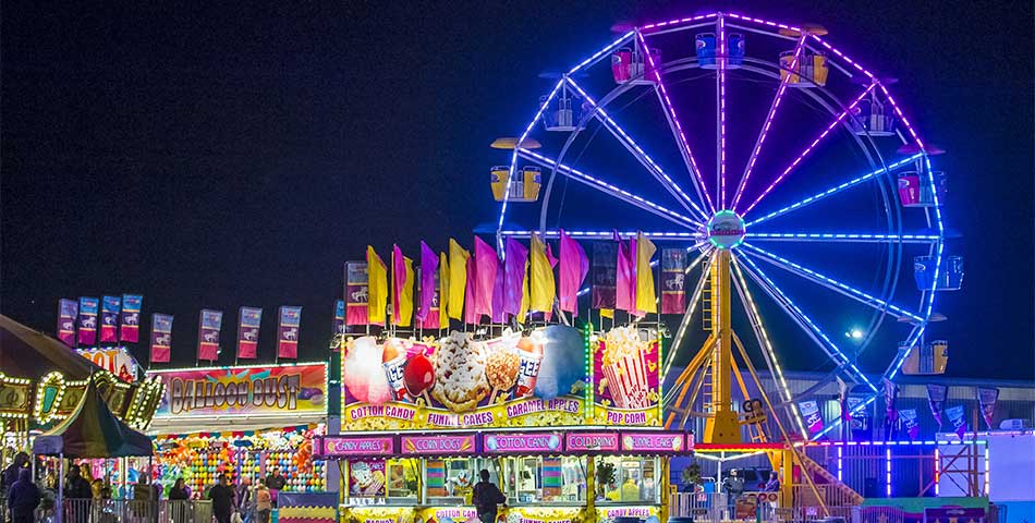 Admission security wristbands being used for gate access at city fair in Canada