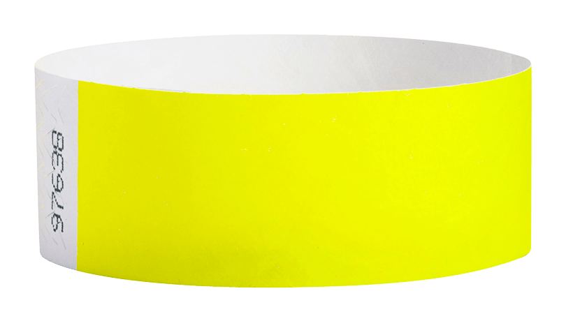1" Tyvek® Wristbands – Solid Colors