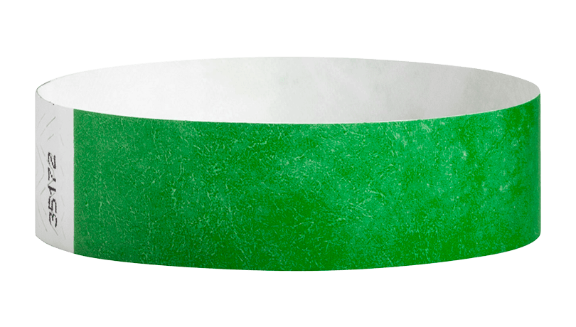 3/4" Tyvek® Wristbands – 100 Packs