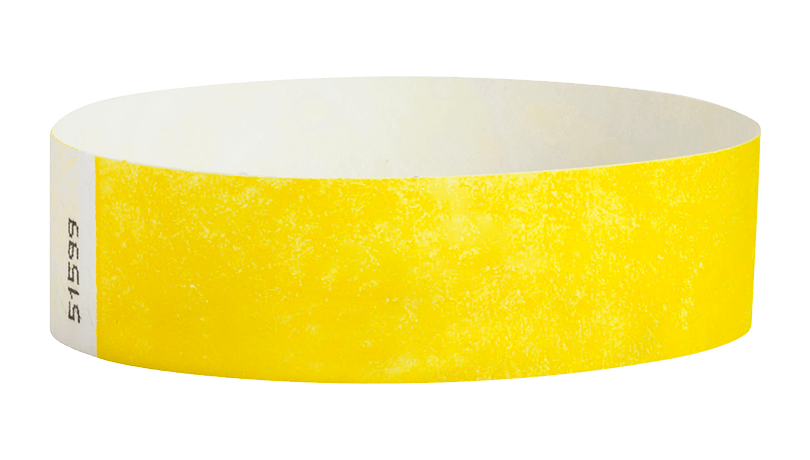 3/4" Tyvek® Wristbands – 100 Packs