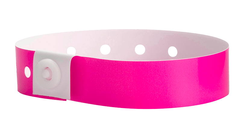 Plastic L-Shape Wristbands