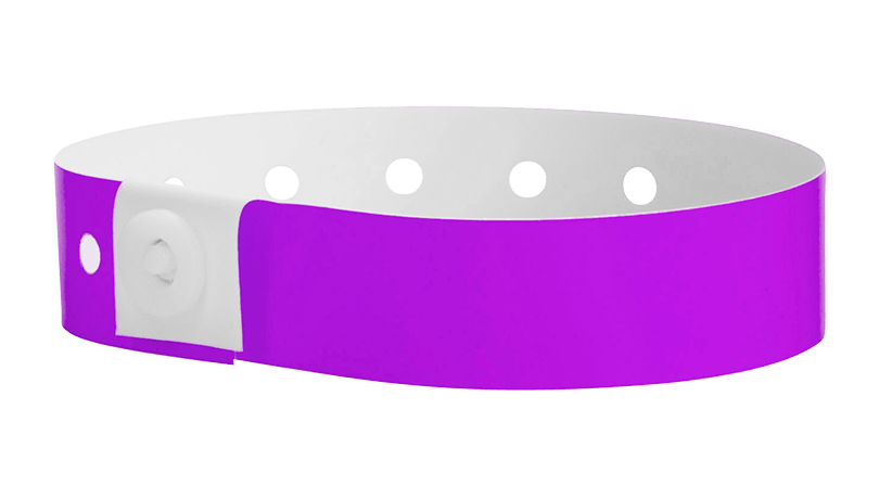 Plastic L-Shape Wristbands
