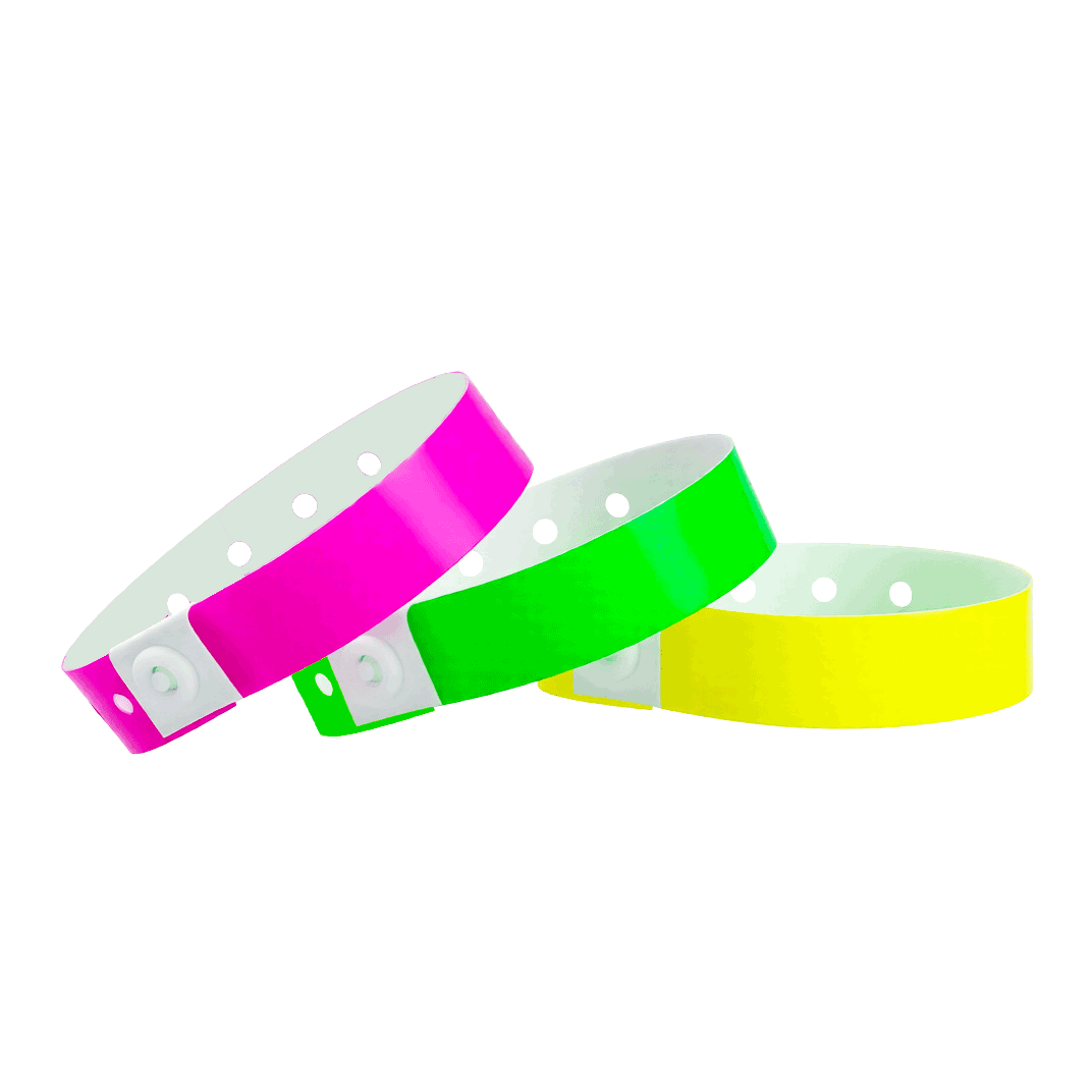 Regular vinyl wristbands for events in Canada