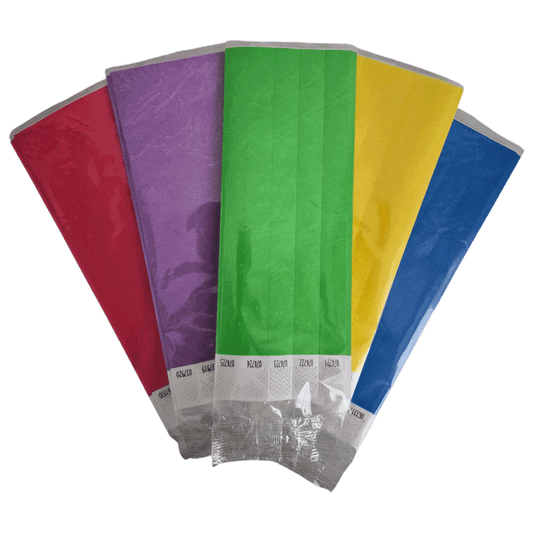 3/4 inch Tyvek wristbands Canada – bulk 100-pack paper event wristbands for crowds and venues