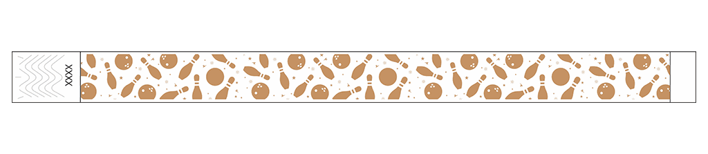 Bowling Fun - 3/4" Tyvek® Wristbands