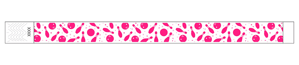 Bowling Fun - 3/4" Tyvek® Wristbands