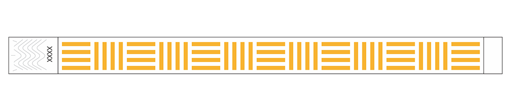 Cipher Stripes - 3/4" Tyvek® Wristbands
