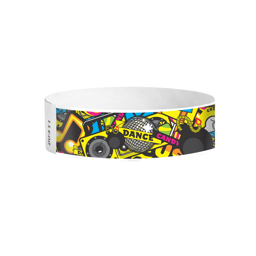 Concert Tyvek wristbands Canada – music-themed wristbands for concerts, venues, and festivals