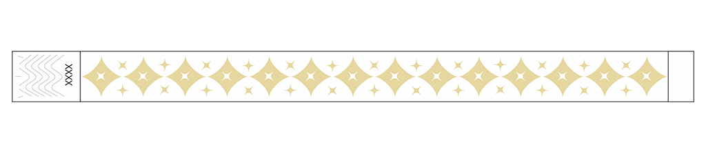 Diamonds - 3/4" Tyvek® Wristbands