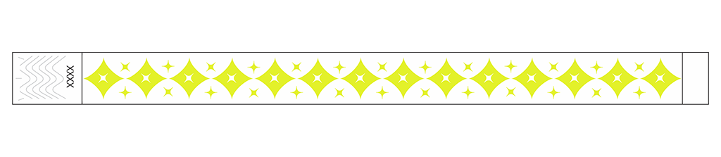 Diamonds - 3/4" Tyvek® Wristbands