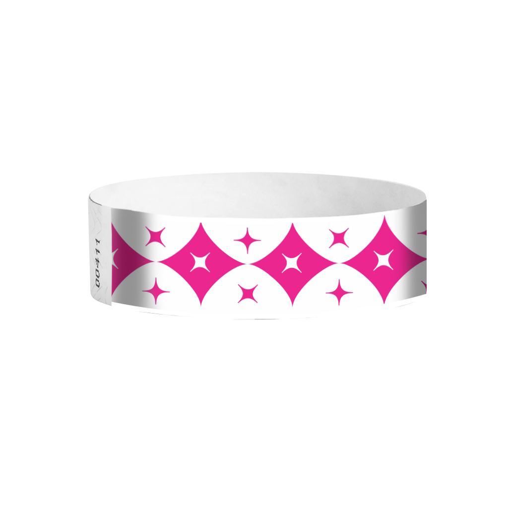 Diamonds Tyvek wristbands Canada – diamond pattern wristbands for events and parties