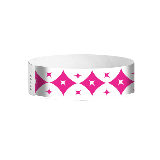 Diamonds Tyvek wristbands Canada – diamond pattern wristbands for events and parties