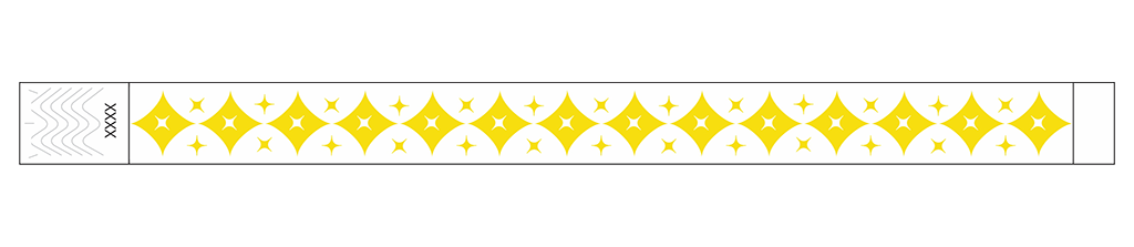 Diamonds - 3/4" Tyvek® Wristbands
