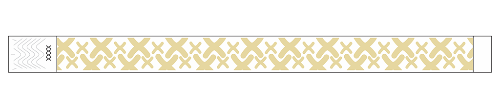 Double X - 3/4" Tyvek® Wristbands