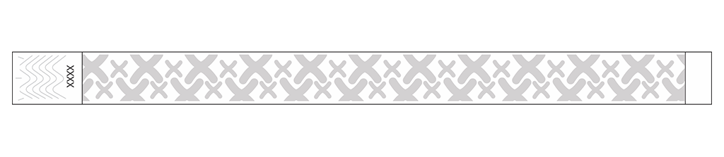 Double X - 3/4" Tyvek® Wristbands