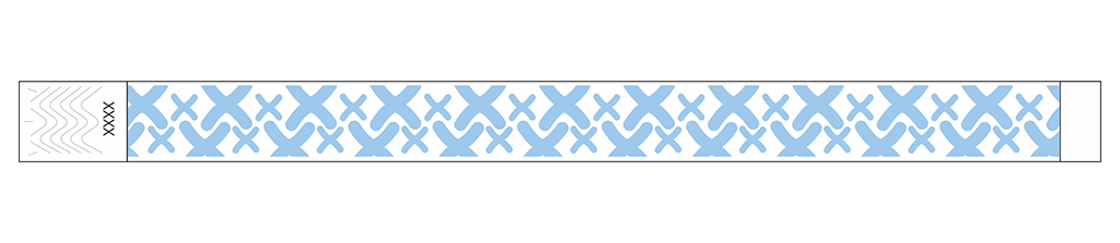 Double X - 3/4" Tyvek® Wristbands