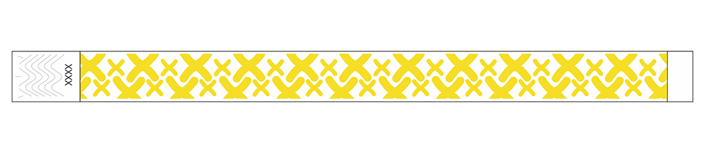 Double X - 3/4" Tyvek® Wristbands