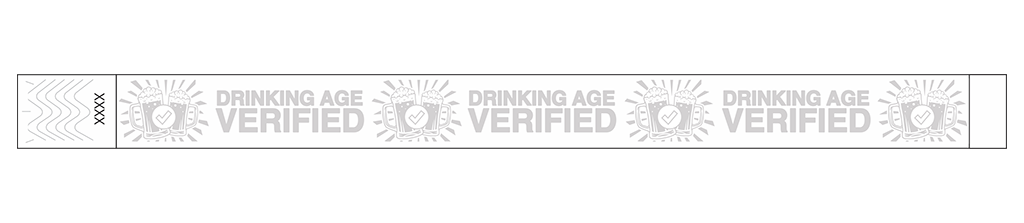 Drinking Age Verified – Beer Glass - 3/4" Tyvek® Wristbands