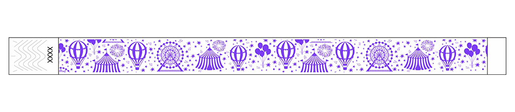Festivals Big Top - 3/4" Tyvek® Wristbands