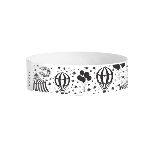 Festivals Big Top Tyvek wristbands Canada – circus tent pattern wristbands for events