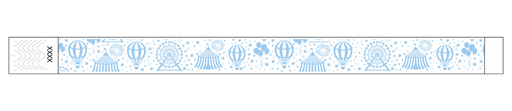 Festivals Big Top - 3/4" Tyvek® Wristbands