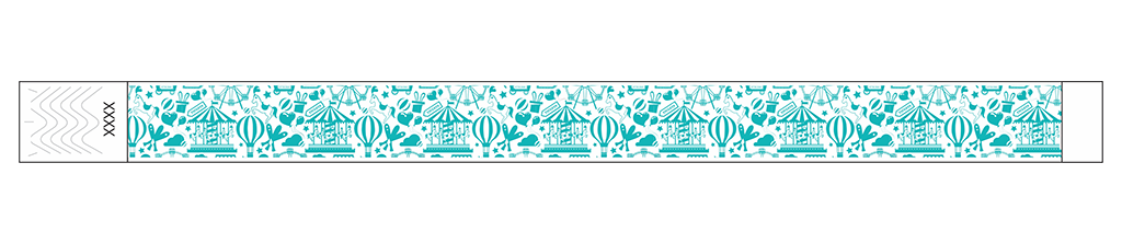 Festivals Funfair - 3/4" Tyvek® Wristbands