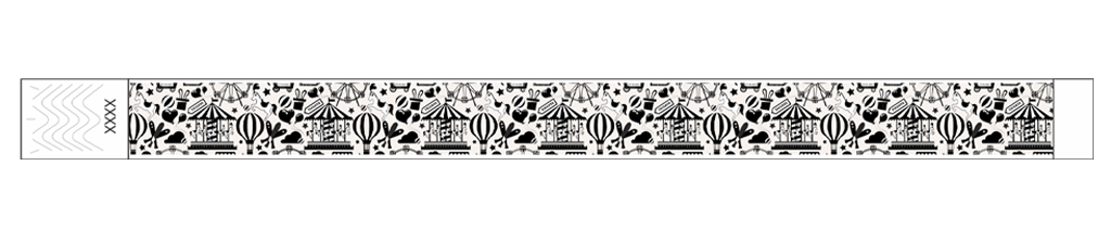 Festivals Funfair - 3/4" Tyvek® Wristbands