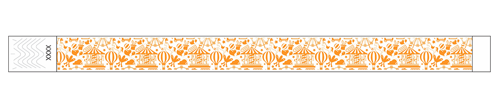 Festivals Funfair - 3/4" Tyvek® Wristbands