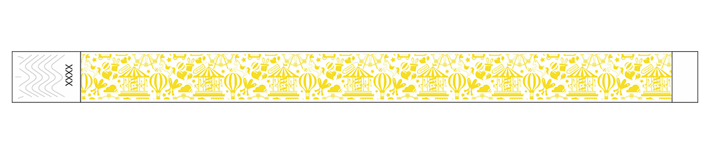 Festivals Funfair - 3/4" Tyvek® Wristbands