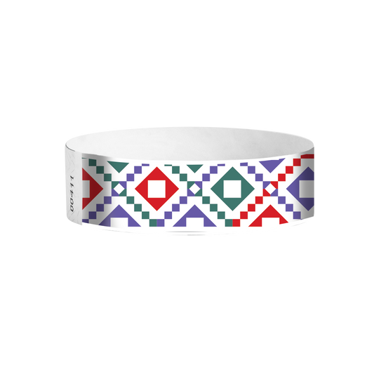 Fiesta full-colour Tyvek wristbands Canada – vibrant festival wristbands for celebrations