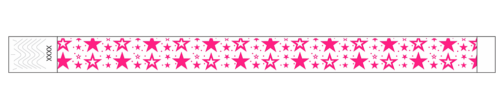 Galaxy Stars - 3/4" Tyvek® Wristbands
