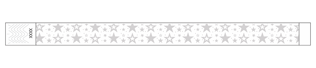 Galaxy Stars - 3/4" Tyvek® Wristbands
