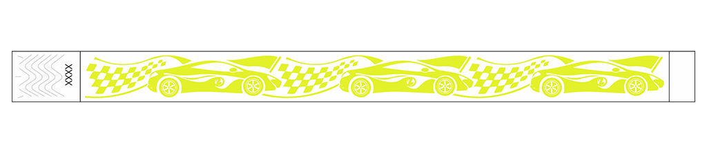 Grand Prix Racecar - 3/4" Tyvek® Wristbands