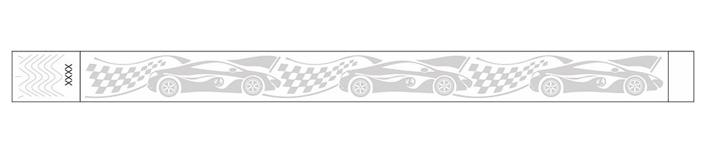 Grand Prix Racecar - 3/4" Tyvek® Wristbands