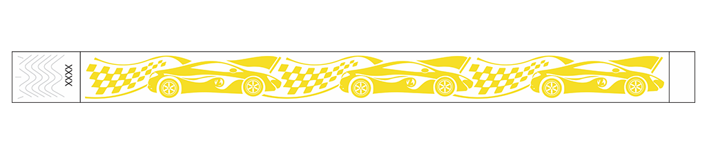 Grand Prix Racecar - 3/4" Tyvek® Wristbands