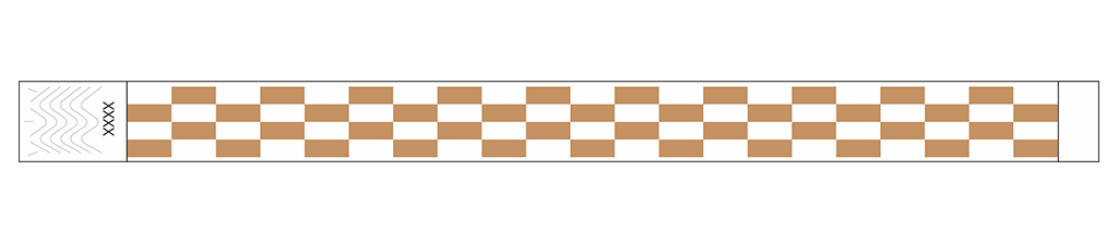 Gridlock Stripes - 3/4" Tyvek® Wristbands