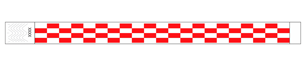 Gridlock Stripes - 3/4" Tyvek® Wristbands