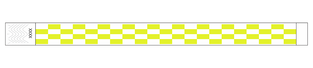 Gridlock Stripes - 3/4" Tyvek® Wristbands