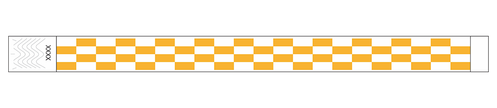 Gridlock Stripes - 3/4" Tyvek® Wristbands