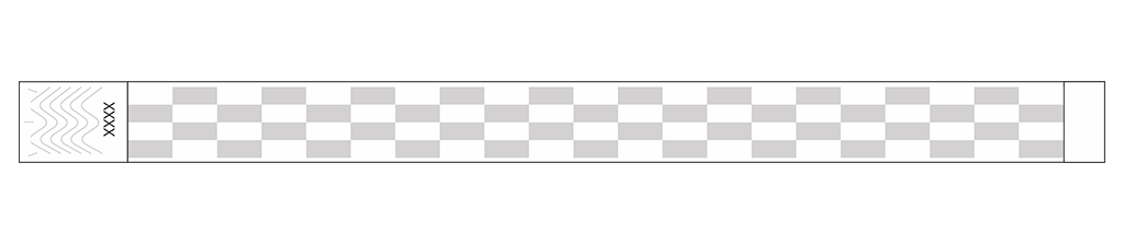 Gridlock Stripes - 3/4" Tyvek® Wristbands