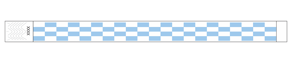 Gridlock Stripes - 3/4" Tyvek® Wristbands