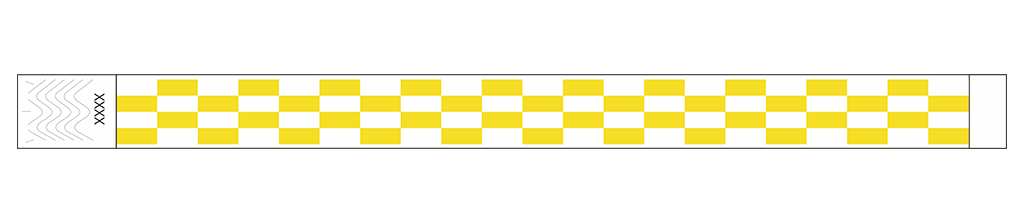 Gridlock Stripes - 3/4" Tyvek® Wristbands