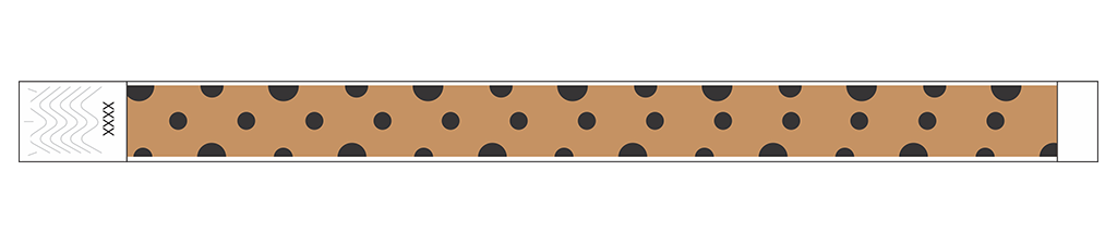 Polka Dots - 3/4" Tyvek® Wristbands